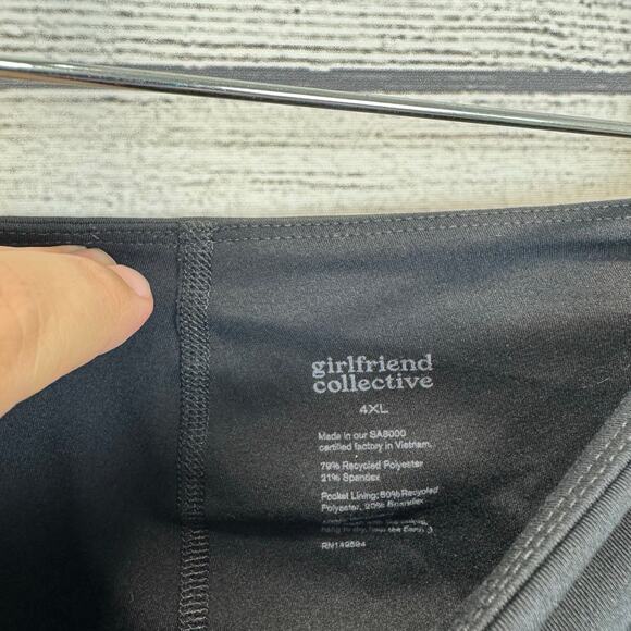 Girlfriend Collective Plus Size Black Active Mini Skort Size 4XL - Picture 4 of 8